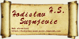Hodislav Sužnjević vizit kartica